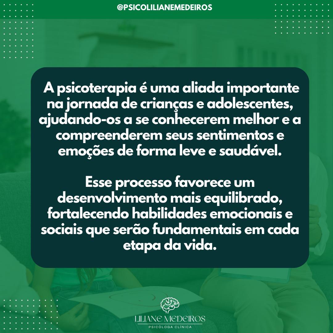 A psicoterapia é uma aliada importante na jornada de crianças e adolescentes
